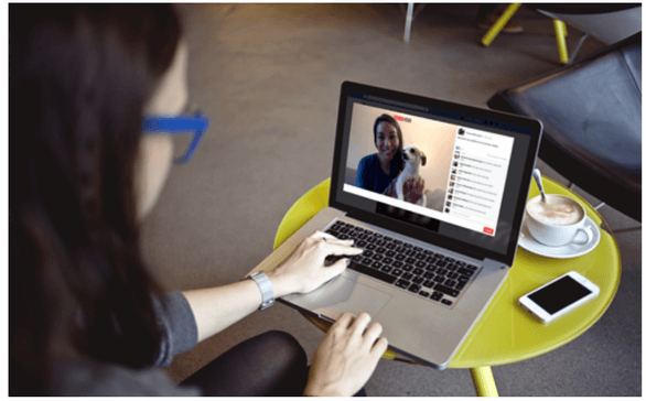  woman uses Vietnam-based live video-streaming platform GoStream