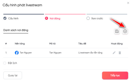 Livestream đa nền tảng bằng GoStudio - 5